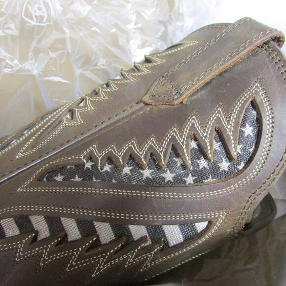 Ariat Kid's Wide Square Toe Quickdraw Ventek 8" Western Boots Distressed - Picture 6 of 6